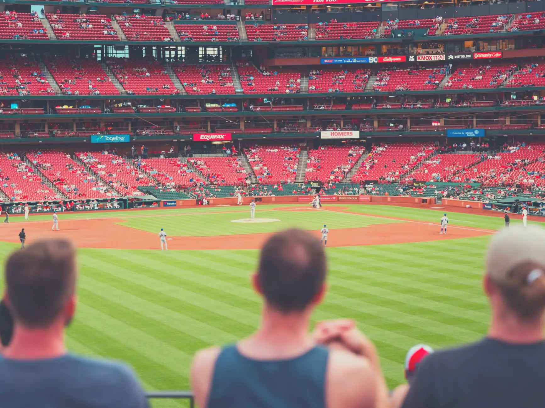 Partita di baseball dei St. Louis Cardinals al Busch Stadium